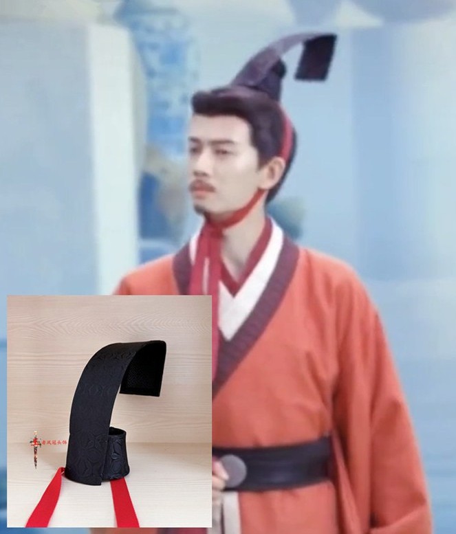 秦汉古装头饰发冠刘氏冠楚高冠长冠发饰将军发冠古风头冠29款