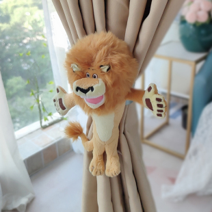 窗帘扎束带绑饰吸扣点缀儿童明星卡通网红窗帘扣固定带子小饰品