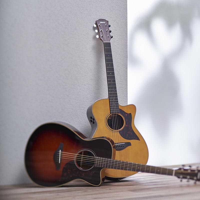 yamaha雅马哈a1r a3r ac3r a5r全单板民谣电箱木吉他表演舞台演出