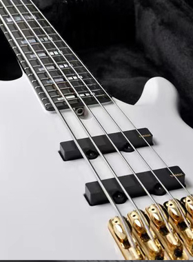 正品YAMAHA雅马哈BBNE2白色电贝司签名款正品实拍