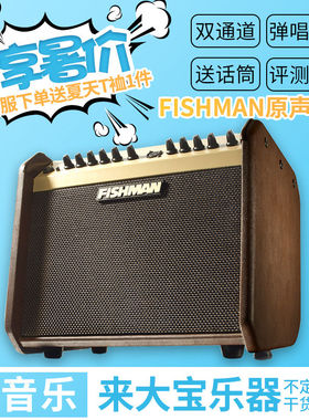渔夫Fishman Loudbox mini 60W 民谣木吉他原声弹唱充电音箱音响