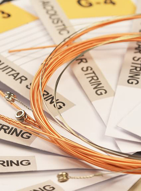 kepma卡普马磷青铜黄色原装吉他琴弦民谣吉他弦套装钢丝弦