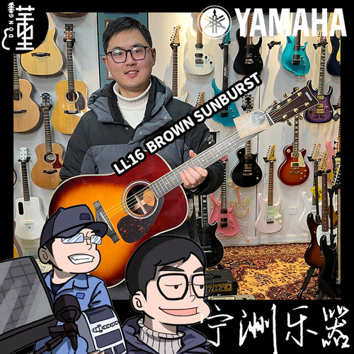 雅马哈 LL16 LS16 LJ16 全单 民谣吉他 木吉他