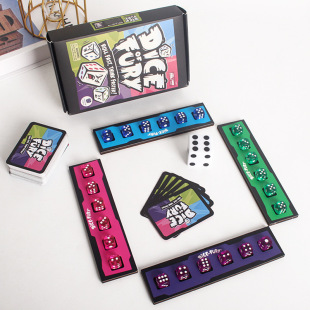 跨境Fast-Paced Family Dice Game 快节奏家庭骰子游戏快速游戏