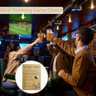 独立站创意Left Right Drink Drinking Game有趣左右饮酒派对游戏