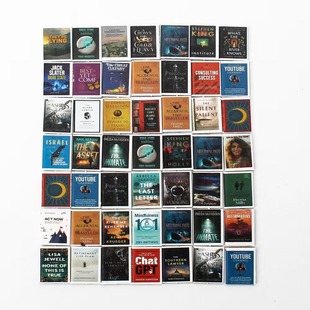 新款跨境仿真迷你小书经典小说模型书本小摆件小书本 跨境摆件书