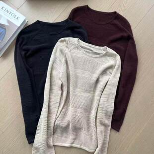 罩衫 宽松显瘦镂空长袖 26春夏新品 26316 薄雾繁星