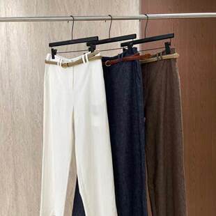 亚麻水洗直筒牛仔裤 26春夏新品 2636 自由格调