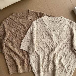 镂空编织大花纹开衫 复古新中式 26春季 上衣 星光予你