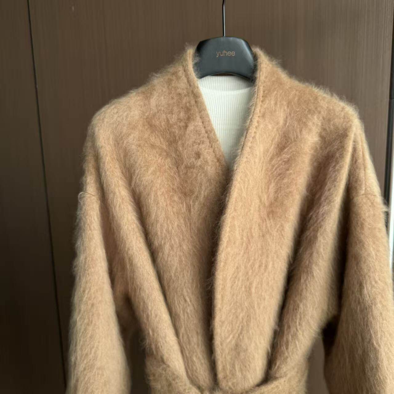 “静奢大衣”高品质老钱经典羊绒拉毛大衣