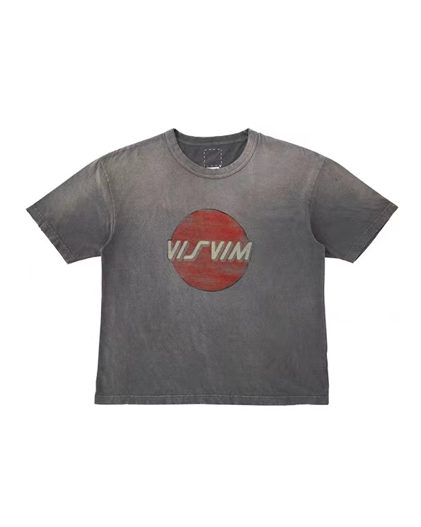 温酒 VISVIM22AW JUMBO TEE S/S CRASH 日系休闲破坏做旧短袖T恤 男装 T恤 原图主图