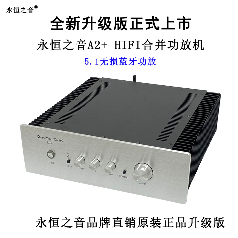 美国永恒之音新款A2+家用音响发烧级HIFI合并大功率蓝牙功放机