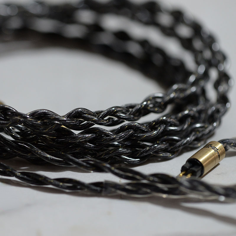 万隆单晶铜Lizi98芯+金丝单晶铜石墨烯0.78 MMCX IE900耳机升级线