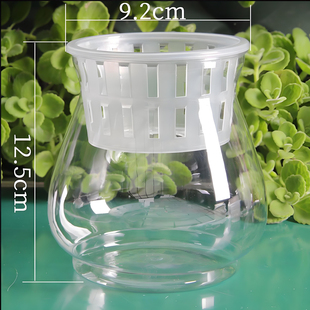 小号高透明塑料花瓶残次品花盆水培植物容器口径90仿玻璃瓶不伤手