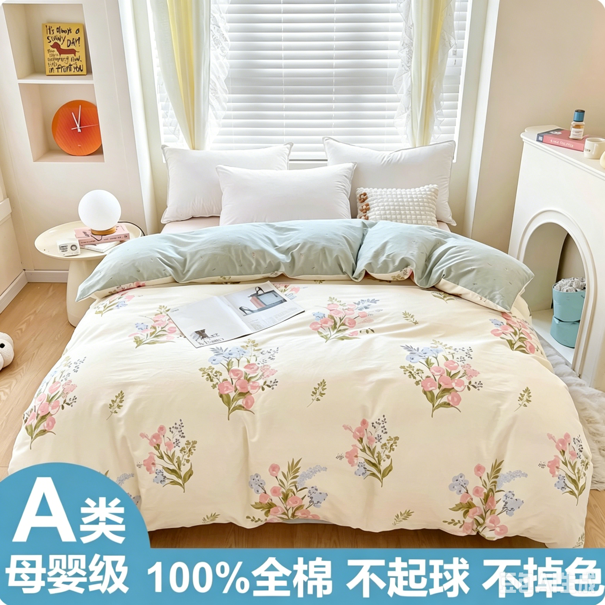 A类母婴级100%全棉被套单件
