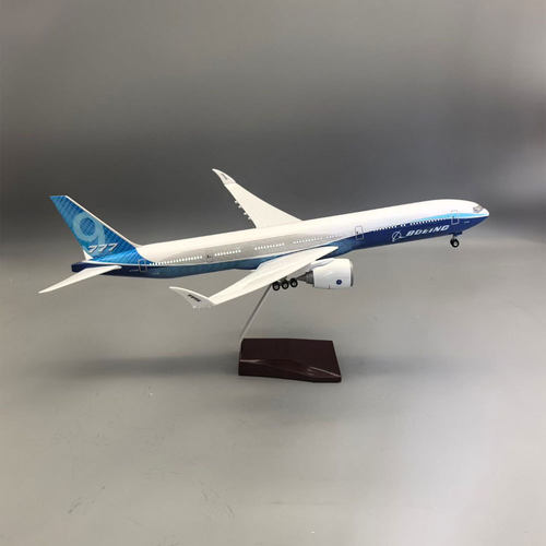 波音777-9X原型机47cm仿真客机B777-9X飞机模型航模摆件收藏礼物