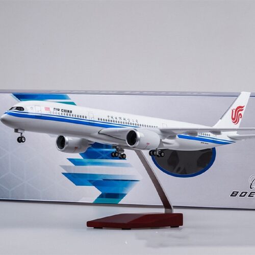 飞机模型47CM国际航空国航空客A350仿真民航客机带轮带灯摆件