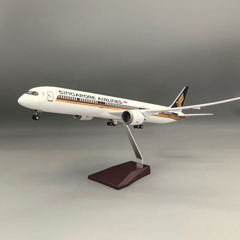 47CM新加坡787 新加坡B787-10航空客机带起落架静态展示收藏品