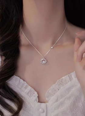 其他925银纯银十字链女高级感