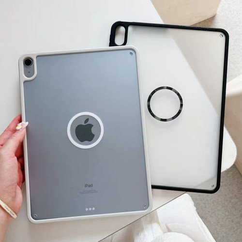 磁吸环苹果iPad11磁吸保护壳air7平板电脑10代透明mini7/6磁吸圈air5防摔4防弯pro11无盖七8九单壳10.9亚克力