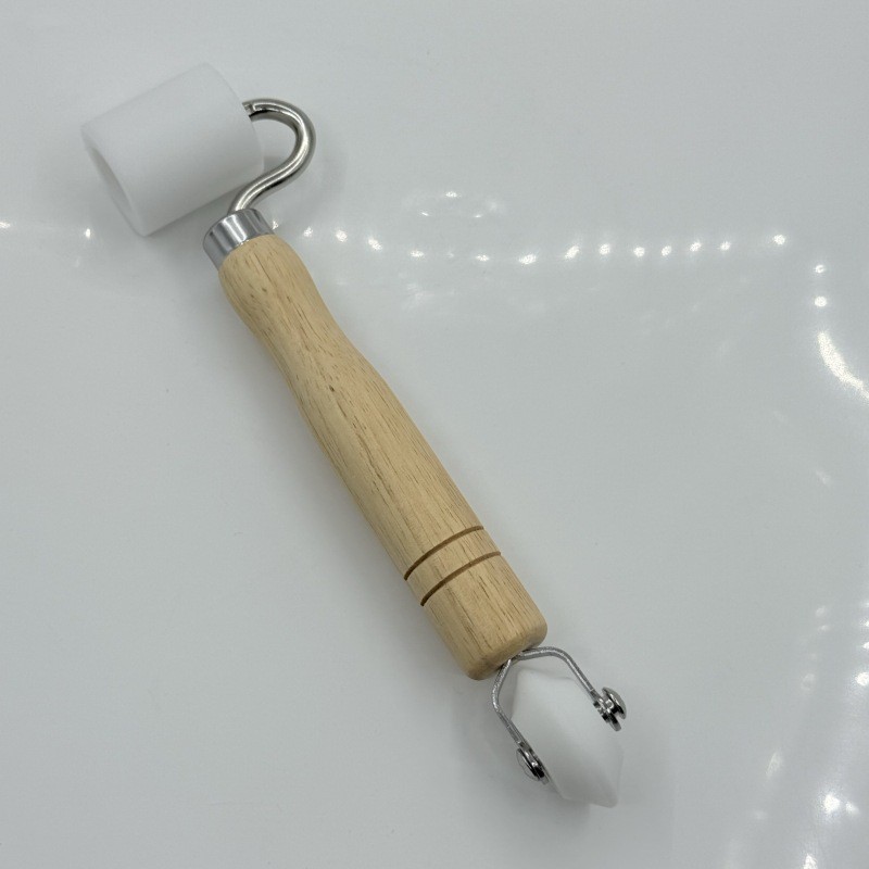 榉木柄双头压轮接缝实滚筒双头