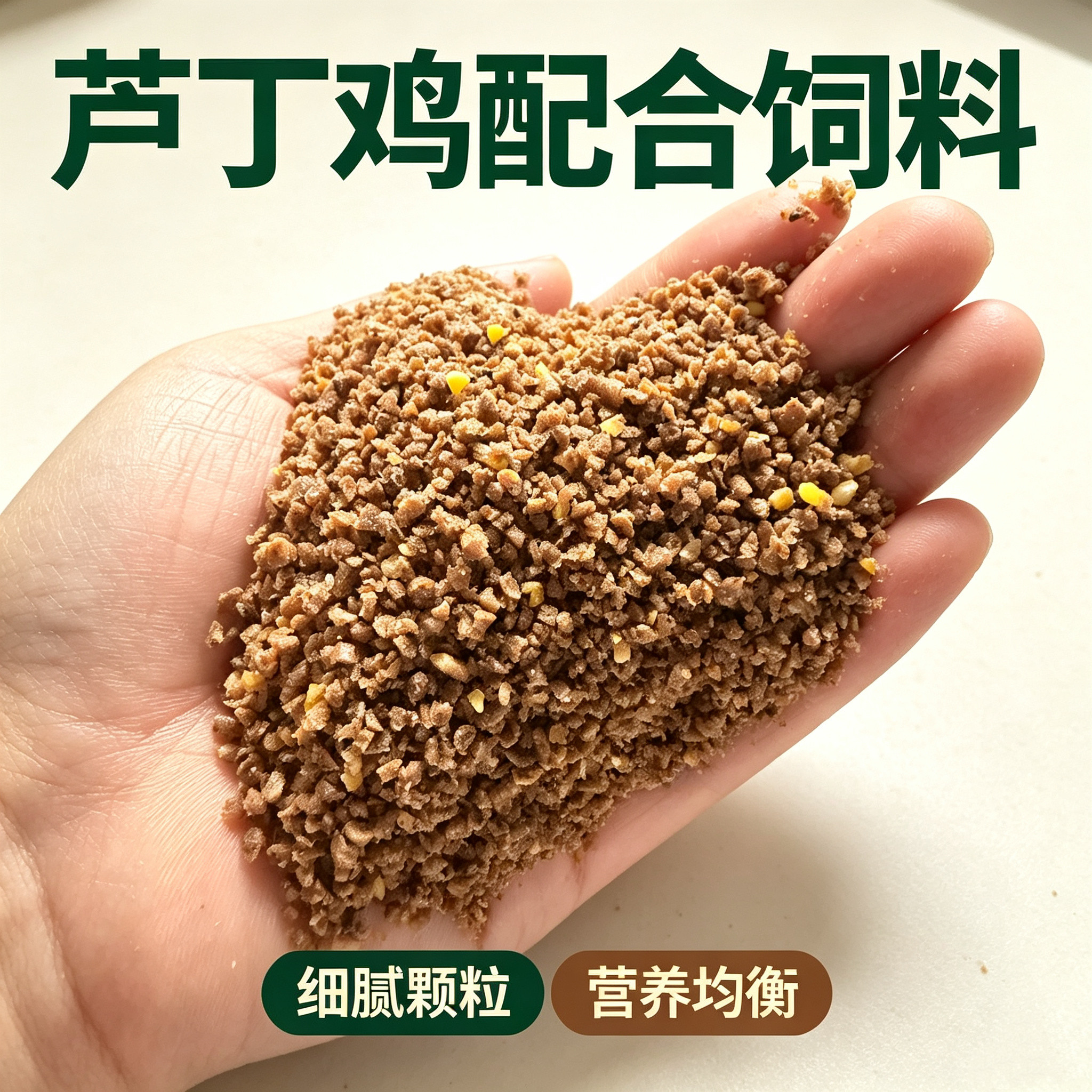芦丁鸡专用饲料育雏鹌鹑小鸡产蛋下蛋食料食物卢丁鸡全价粮食