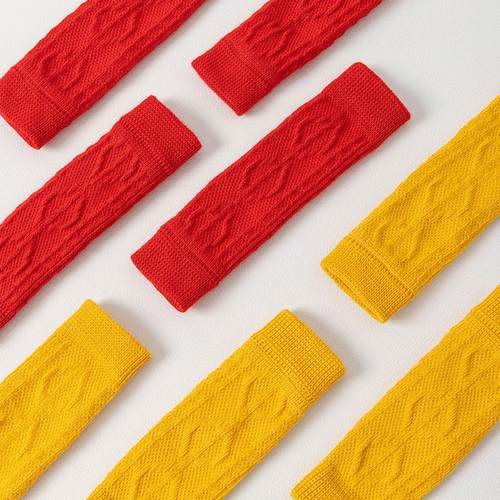 灰色小腿袜加厚保暖麻花针织袜