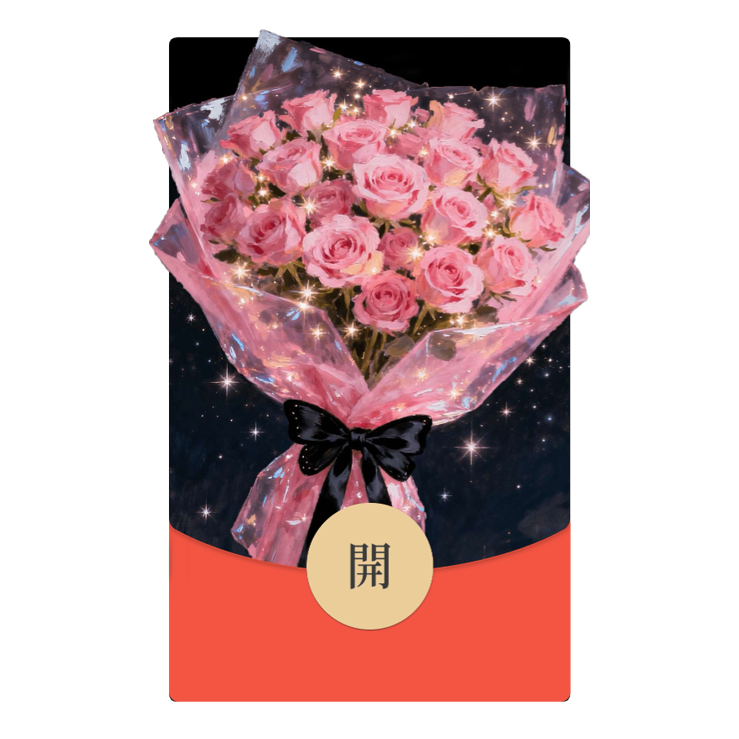 IKLUO/星空玫瑰 微信红包封面VX动态皮肤情侣520七夕情人2025新款