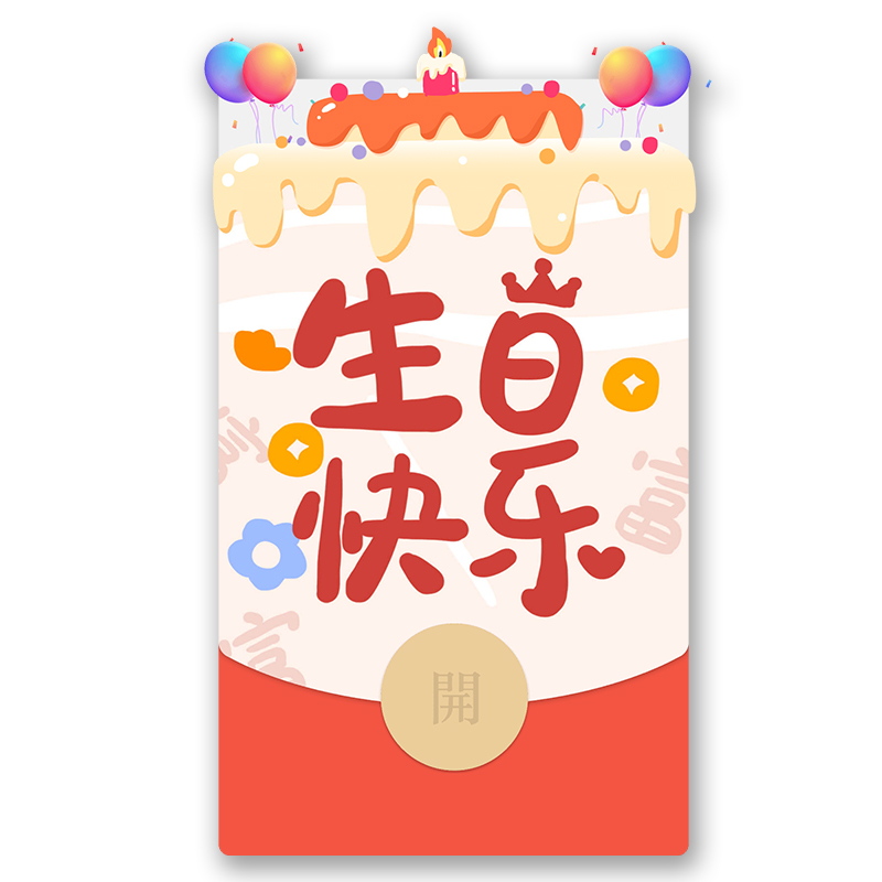 IKLUO/生日快乐 微信红包封面VX动态皮肤序列号可爱情侣2025新款