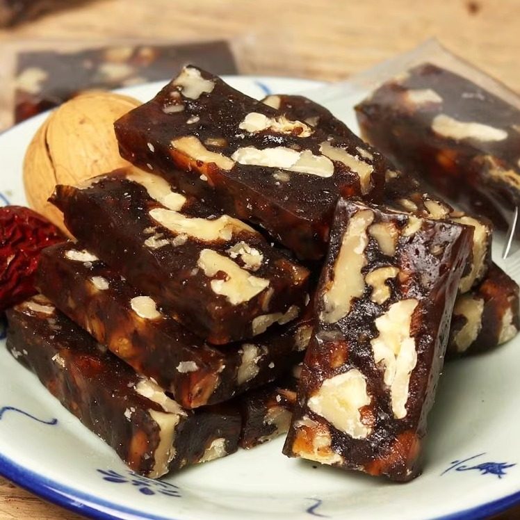 枣泥核桃糕南枣红枣手工点心软糖休闲零食广东潮汕特产美食小吃