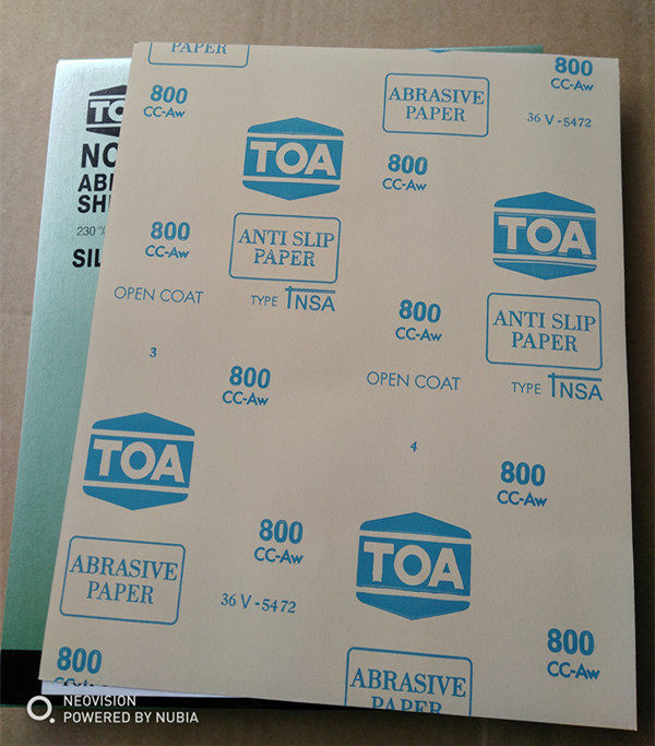 原装泰国TOA砂纸120#-3000# 漆面干磨白砂纸包邮