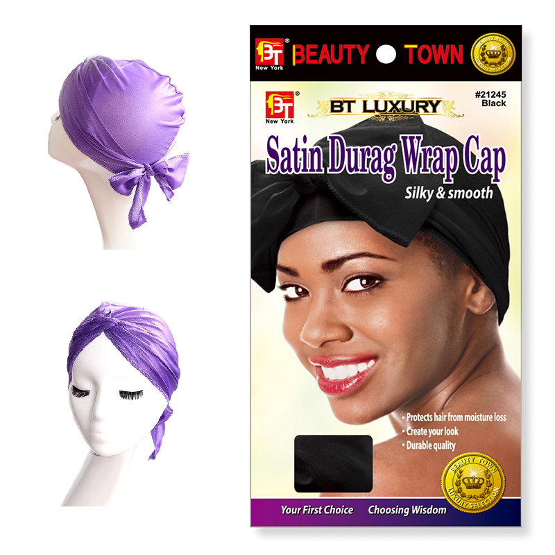 BT长尾帽嘻哈帽系带头巾帽包头帽