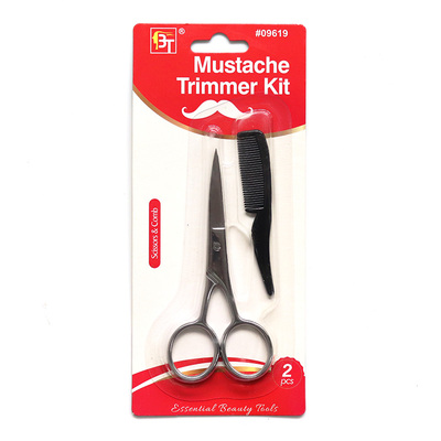 美妆工具剪刀BT美容剪修胡须剪刀