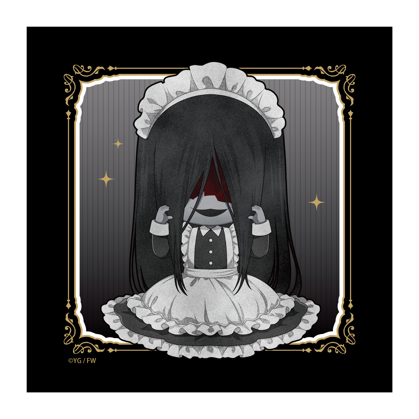 文字化化服务生ver.Q版擦镜布