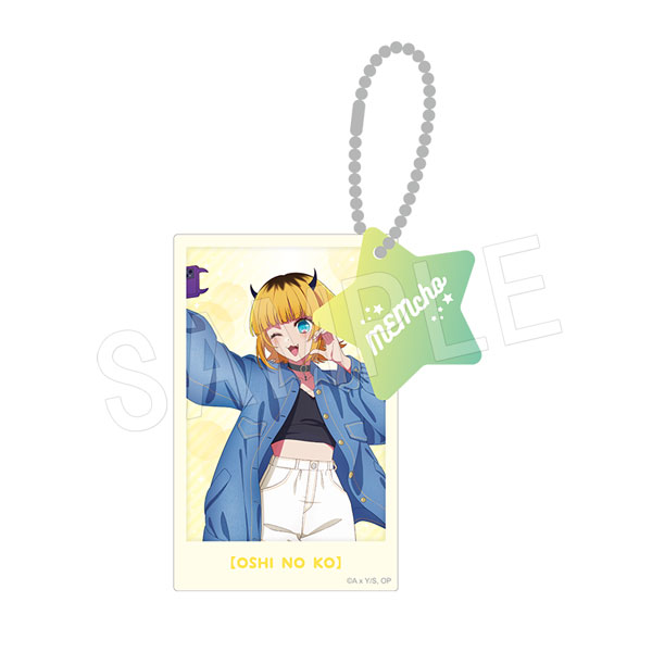 我推的孩子牛仔服拍立得风钥匙链