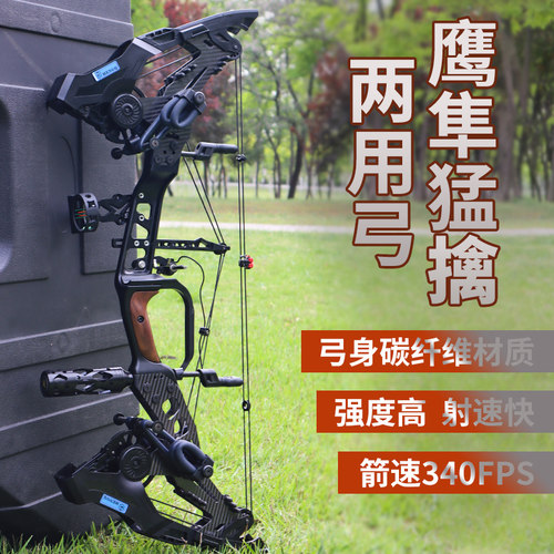 鹰隼猛擒两用钢珠复合弓射箭
