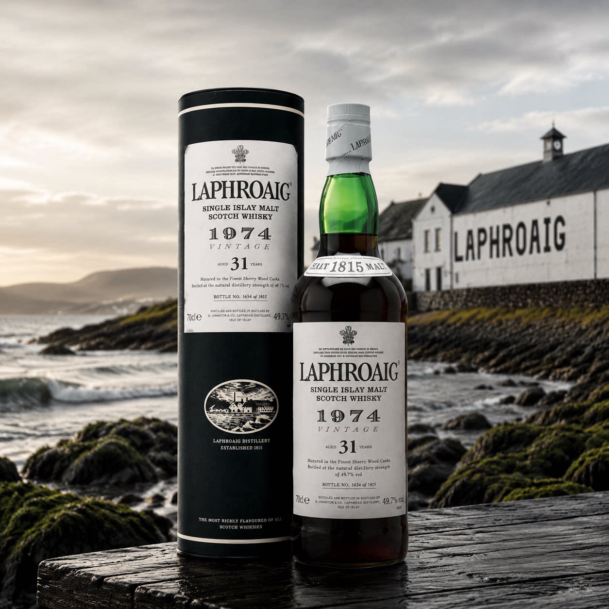老酒 Laphroaig利富/拉弗格31年1974苏格兰威士忌限量900瓶装洋酒