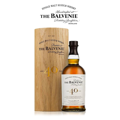 Balvenie 进口洋酒 百富40年单一纯麦苏格兰威士忌700ml 原装行货