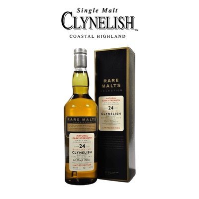 RMS 克里尼利基24年单桶 苏格兰单一麦芽威士忌进口洋酒 700ml