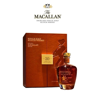 雪莉桶单一麦芽威士忌进口洋酒行货 Macallan麦卡伦30年龙年限定版