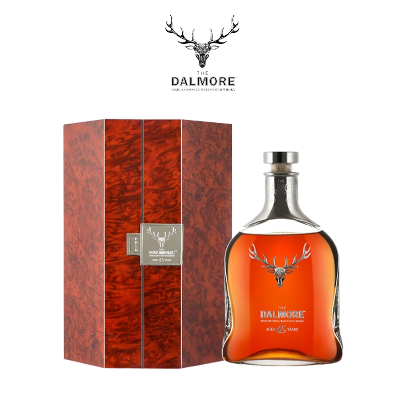 DALMORE 达尔摩/大摩45年苏格兰单一麦芽威士忌700ml 限量洋酒