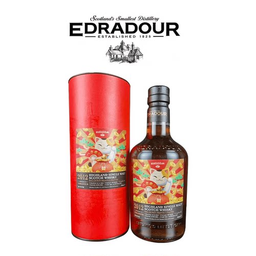 埃德拉多尔招财猫 Edradour 单一麦芽苏格兰威士忌国行正品洋酒