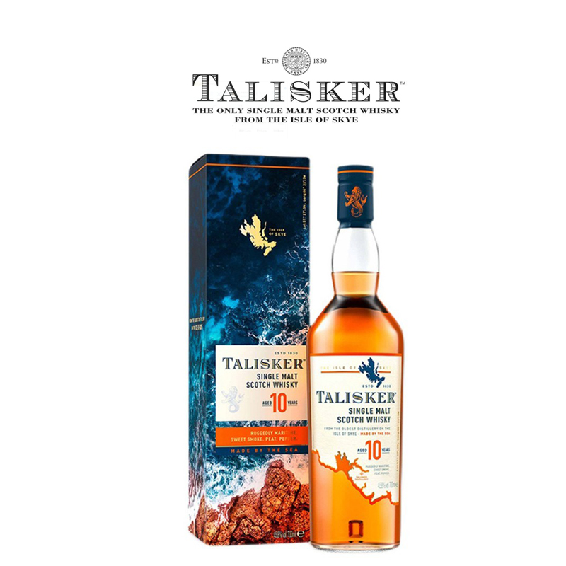 【国行】Talisker 泰斯卡10年苏格兰单一麦芽威士忌洋酒烟熏烈酒