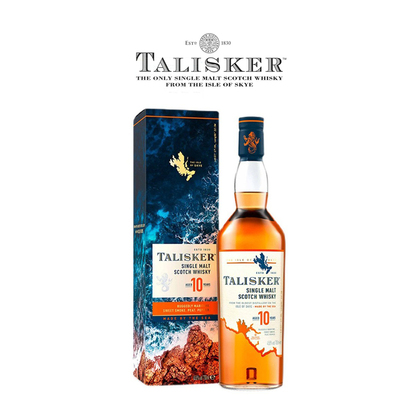 【国行】Talisker 泰斯卡10年苏格兰单一麦芽威士忌洋酒烟熏烈酒