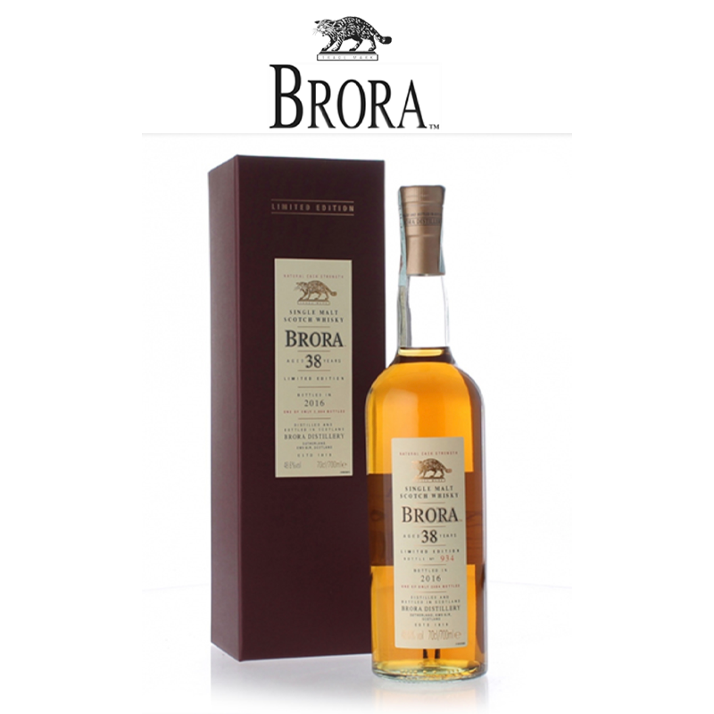 Brora 布朗拉大猫38年 2016限量版单一麦芽苏格兰威士忌