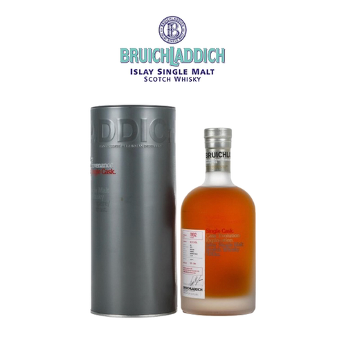 布赫拉迪22年1992-2015单桶礼盒装苏格兰单一麦芽威士忌700ml洋酒