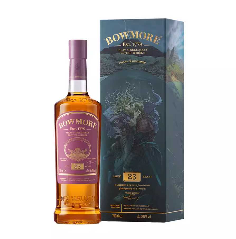 波摩弗兰克艺术系列第三版23年份苏格兰单一麦芽威士忌洋酒烈酒