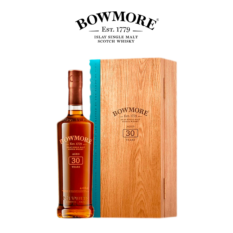Bowmore 波摩30年 时光印刻 苏格兰单一麦芽威士忌进口洋酒礼盒装