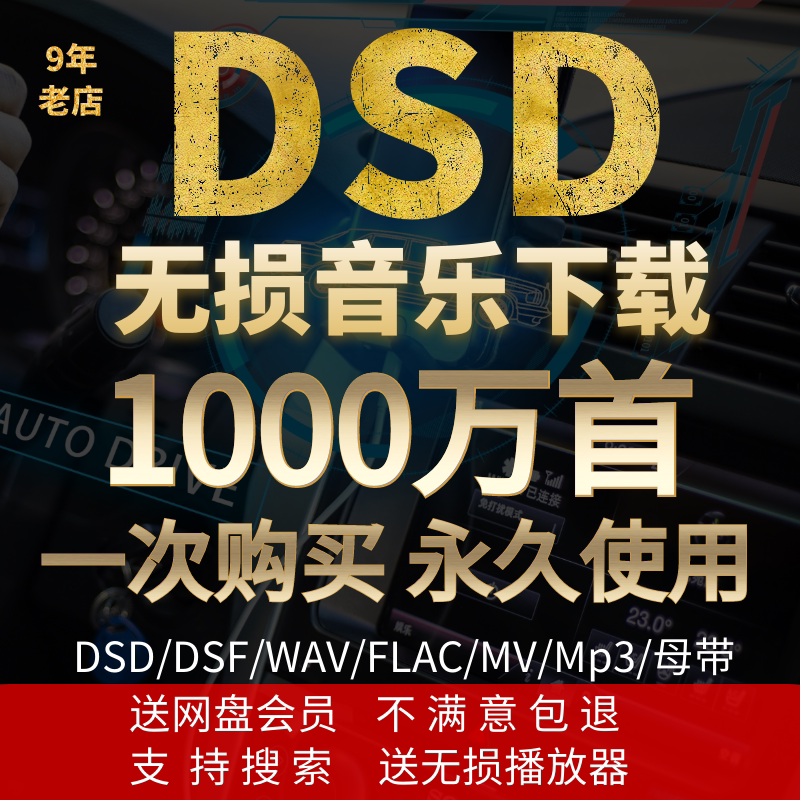无损音乐下载dsd音源flac车载dj歌曲hires高品质wav包格式mp3