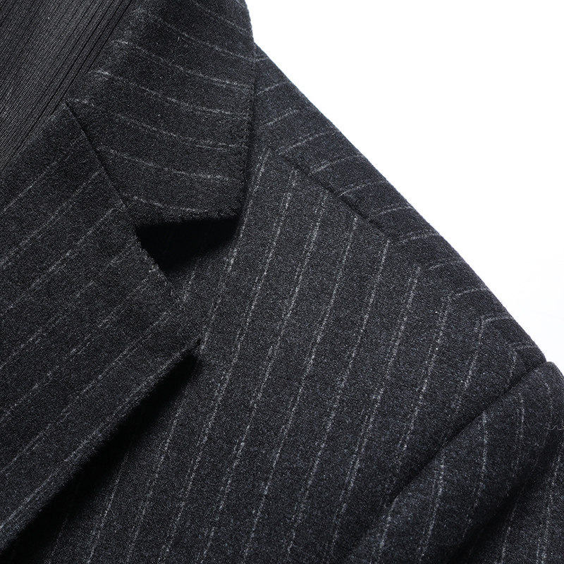 2XL-8XL春装新款条纹大码西服毛料休闲西服外套XZ2390P165,男装西服,星座802